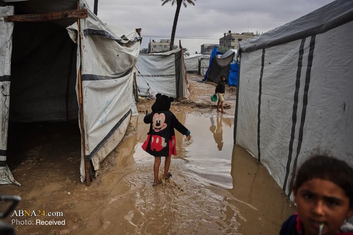 ဂါဇာတွင် ဆောင်းရာသီမိုးရွာသွန်းမှုသည် နှစ်နှစ်ကြာစစ်ပွဲအပြီး ပါလက်စတိုင်းလူမျိုးများအတွက် ဒုက္ခ အသစ် တစ်ခု ဖြစ် ။ ။ Photos