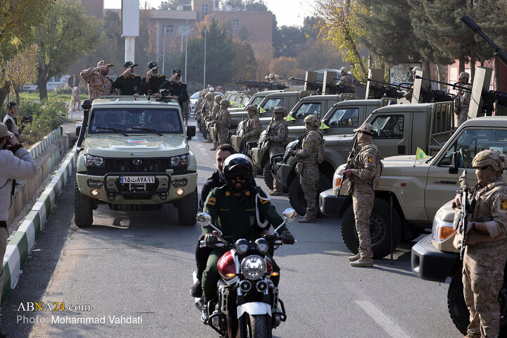 Reportaja wêneyî" an | Manewereke mezin a hêzên çekdar yên Basijê li Tehranê