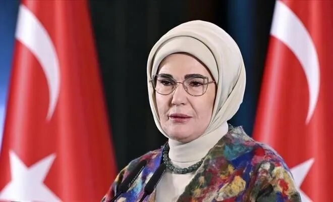 Wife of Turkish president: Supporting Palestinians is a duty of human conscience