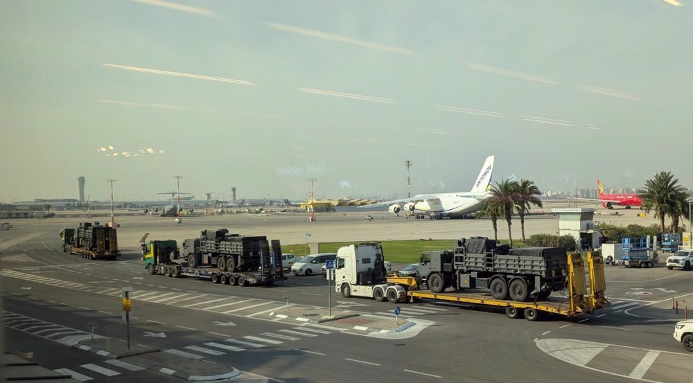 Plane takes US trucks full of military equipment from UAE to Israel