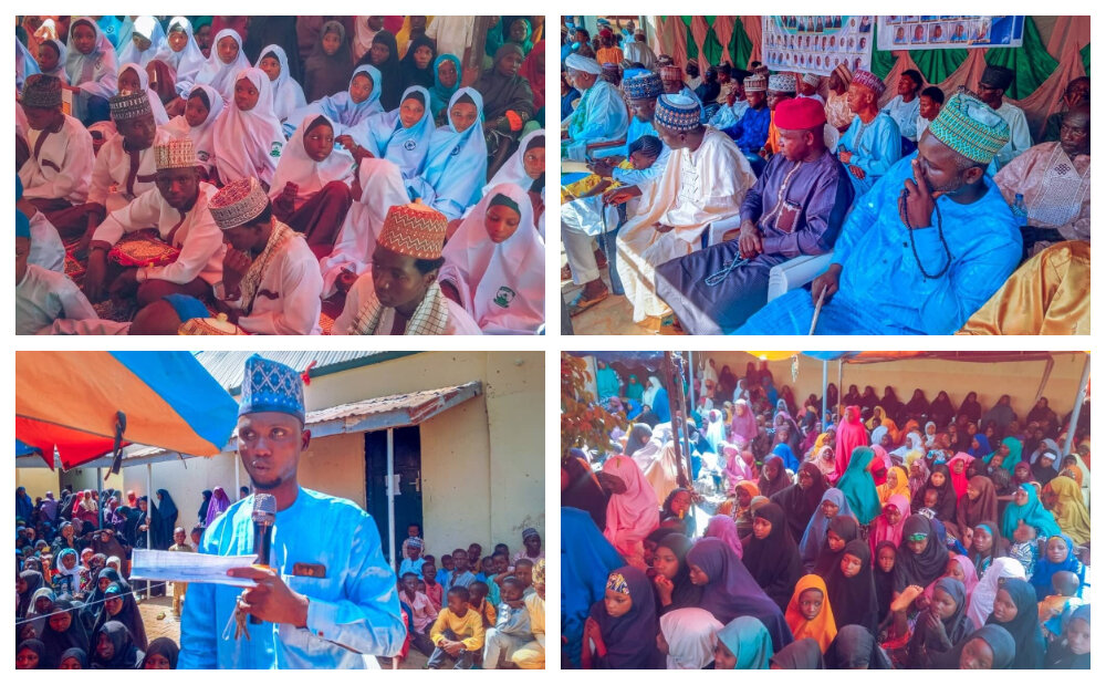 پایان دوره تلاوت تلاوت قرآن توسط دانش‌آموزان مدرسه فودیه نیجریه + تصاویر