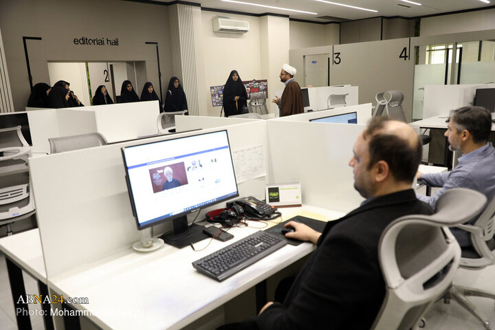 بازدید فعالان نشریات دانشجویی دانشگاه قم از خبرگزاری بین‌المللی ابنا