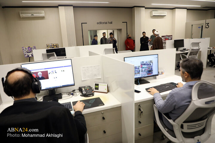 بازدید فعالان نشریات دانشجویی دانشگاه قم از خبرگزاری بین‌المللی ابنا