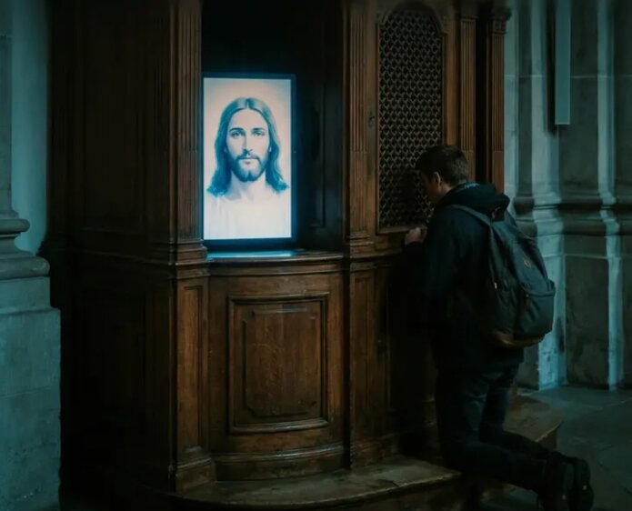پای هوش مصنوعی به کلیسا باز شد؛ آواتار حضرت مسیح به صد زبان صحبت می‌کند