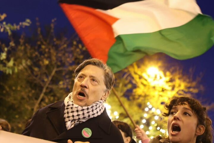 Informe fotográfico |Manifestación en Madrid condena el plan colonial de Trump y Netanyahu contra Gaza