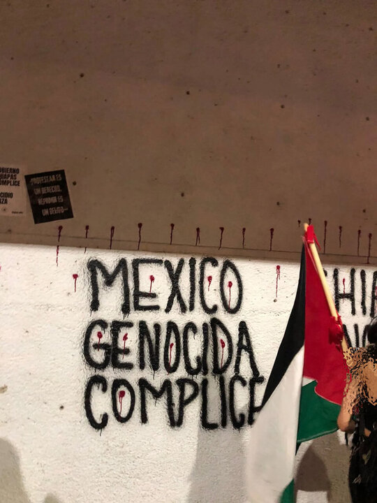 Informe fotográfico |Protesta en Tuxtla Gutiérrez marca el Día de Solidaridad con Palestina