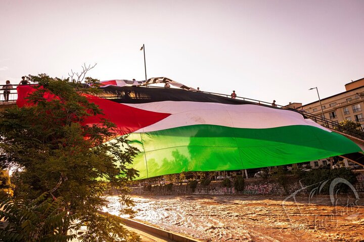 Informe fotográfico |Día Internacional de Solidaridad con Palestina en Santiago de Chile: policía reprime a manifestantes pacíficos