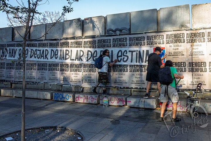 Informe fotográfico |Día Internacional de Solidaridad con Palestina en Santiago de Chile: policía reprime a manifestantes pacíficos