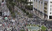 Protestos em massa nas cidades marroquinas marcam o Dia Internacional de Solidariedade ao Povo Palestino