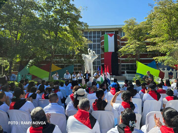 Photos: "Plaza Palestina" Inaugurated in Nicaragua on Solidarity Day Eve of Palestine