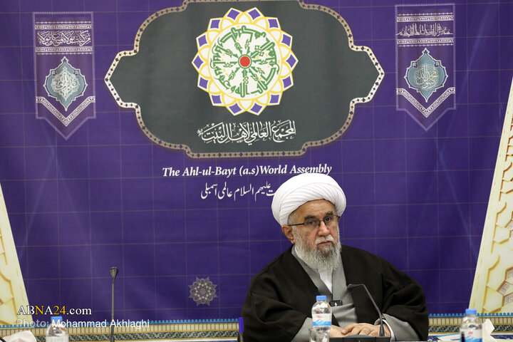 تقرير مصور/ منظمو مؤتمر إحياء ذكرى آية الله يزدي الدولي يلتقون آية الله رمضاني