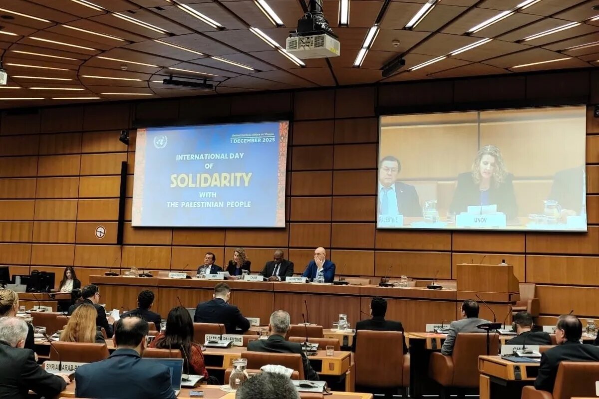 International UN Center in Vienna hosts commemorating International Day of Solidarity with Palestinian People