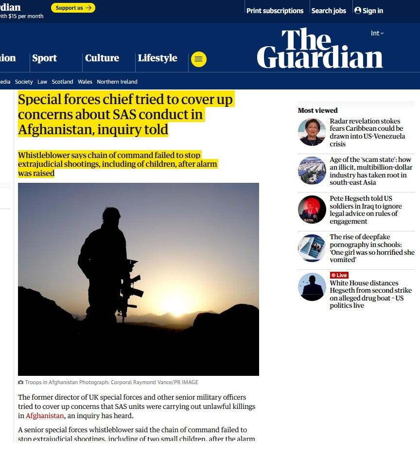 افشاگری در انگلیس؛ نیروهای ویژه، کودکان افغان را در رختخواب هدف قرار دادهاند