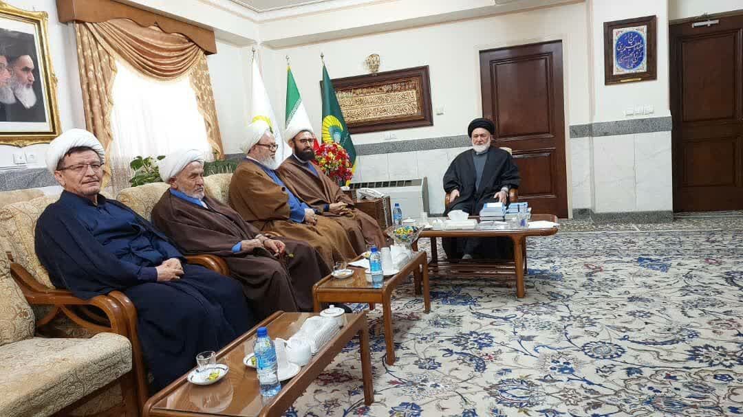 دیدار مسئولان دفتر آیت الله فاضل بهسودی و تولیت حرم حضرت عبدالعظیم حسنی(ع)