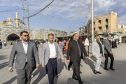 Heads of departments of Al-Abbas Shrine conduct a tour of main beams at entrances of old city (+Photos)