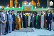 Photos: Delegates of Mirza Na’ini Conference Visit Kadhimiya Holy Shrine