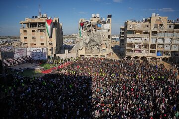 Rahoto Cikin Hotuna | Bikin Ma'aurata Sama Da 50 A Gaza