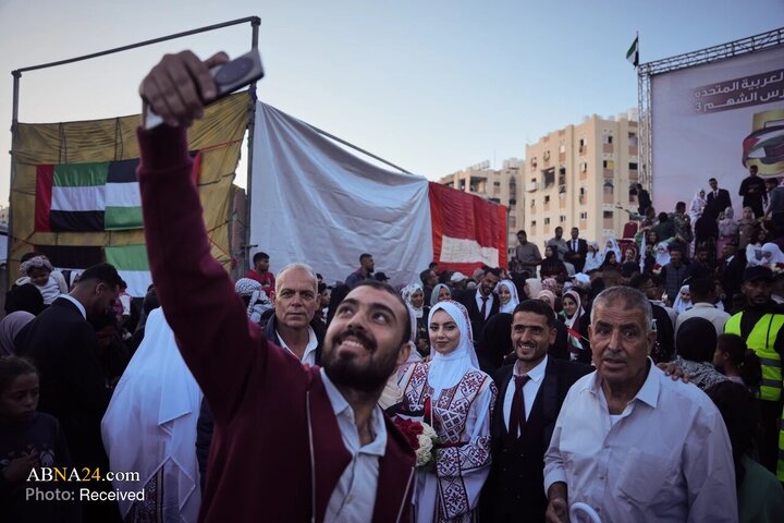 جشن عروسی زیر سایه آتش‌بس شکننده غزه