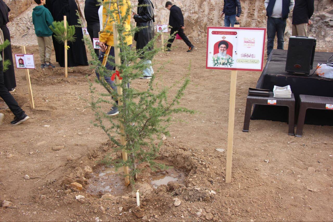 فيديو | لبنان.. بلدية الخيام تُقيم حديقة الشهداء، وتزرع شجرة لكل شهيدٍ