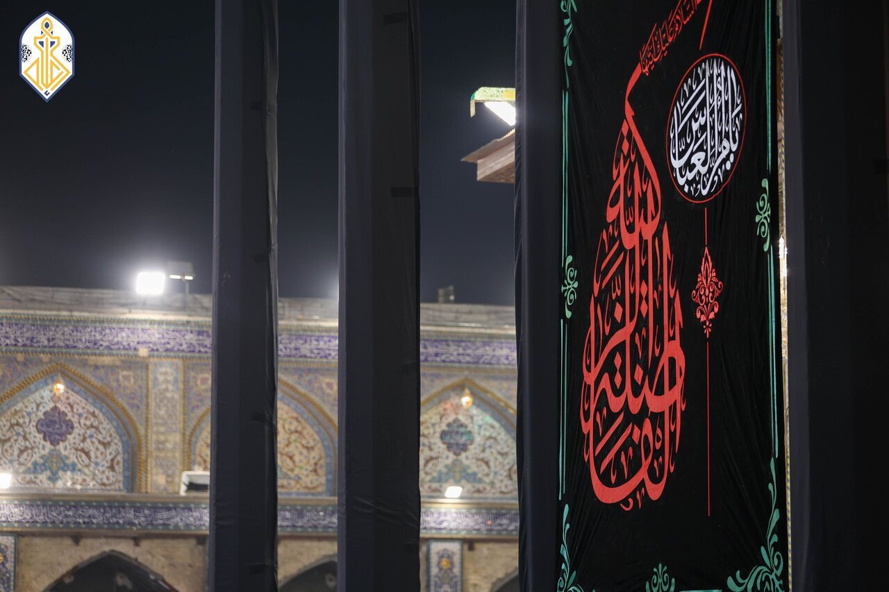 عکس خبری | حرم مطهر کاظمین(ع) در سالروز وفات حضرت ام‌البنین(س) سیاهپوش شد