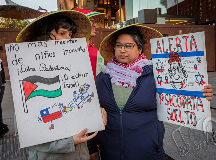 智利：世界巴勒斯坦团结日警察袭击抗议者