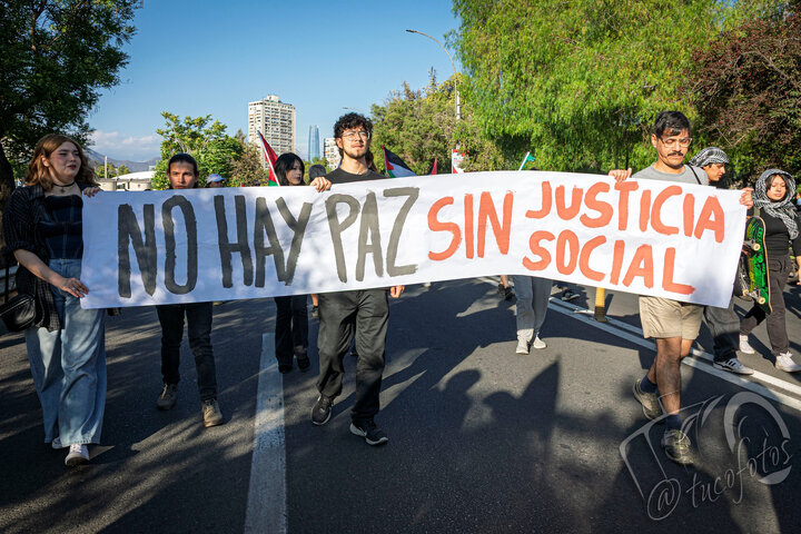 智利：世界巴勒斯坦团结日警察袭击抗议者