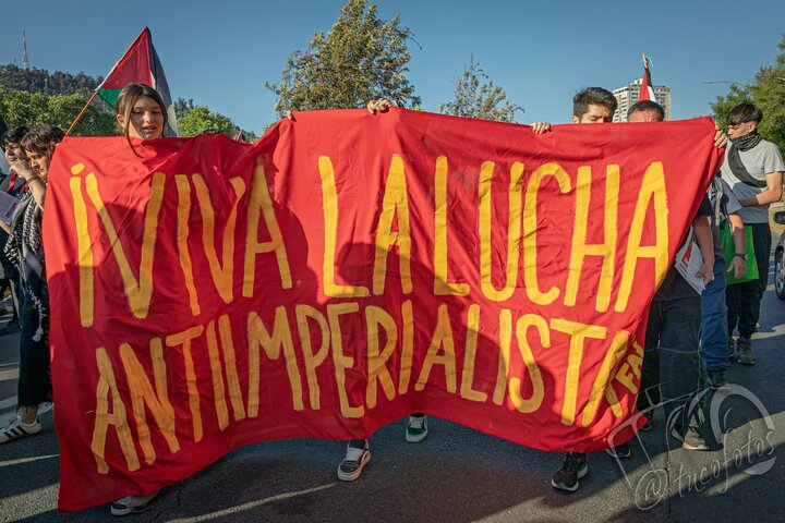 智利：世界巴勒斯坦团结日警察袭击抗议者