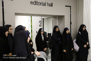 Larawan | Pagbisita ng mga Aktibista ng Pahayagang Pampantasan ng Unibersidad ng Qom sa Ahensyang Pandigdigang Balita ng Ahl al-Bayt (AS),
