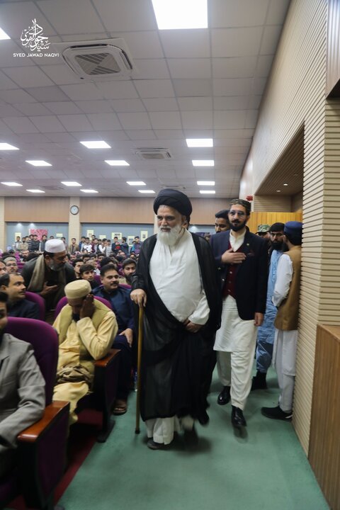 H.I ဆယက်ဒ် ဂျဝါဒ် နကဝီ သည် COMSATS  တက္ကသိုလ် တွင် ကျင်းပသော  စီရသ်သွန်နဘီ (ဆွ) ညီလာခံသို့ တက်ရောက် ။ ။ Photos