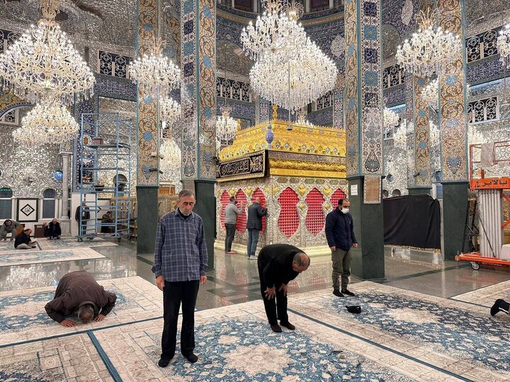 تقرير مصور/ مشاهد جديدة عن حرم ومرقد السيدة الطاهرة "زينب" في العاصمة السورية