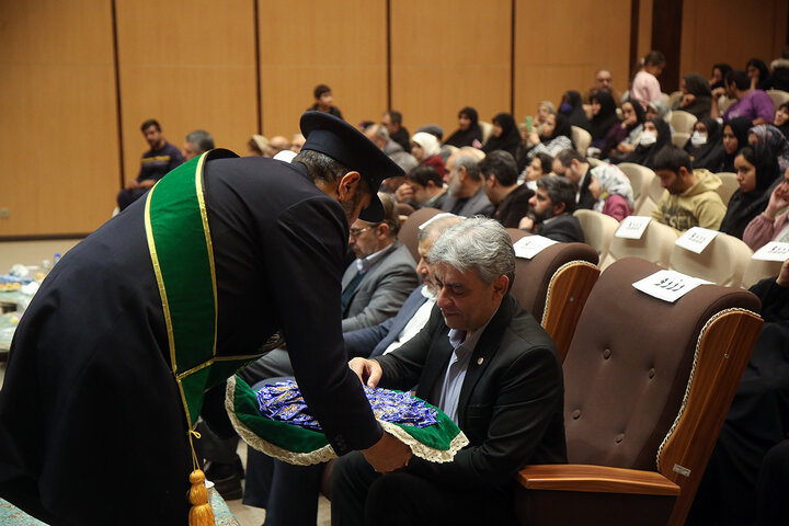 Photos: Honoring people with disabilities in Qom with presence of servants of Hazrat Fatima Masoumeh’s Shrine