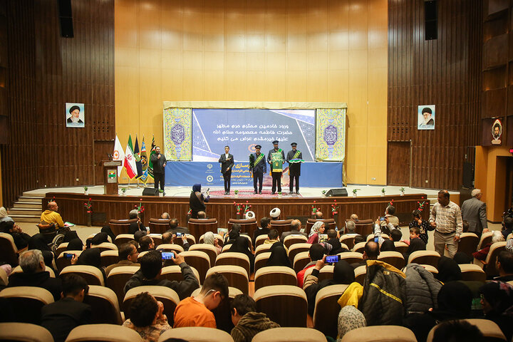 Photos: Honoring people with disabilities in Qom with presence of servants of Hazrat Fatima Masoumeh’s Shrine