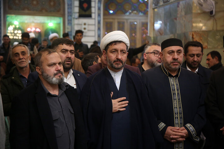 Photos: Head of Georgia’s Muslim Administration visits Hazrat Masoumeh Holy Shrine
