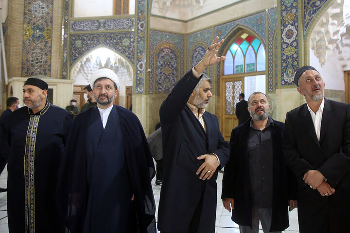 Photos: Head of Georgia’s Muslim Administration visits Hazrat Masoumeh Holy Shrine