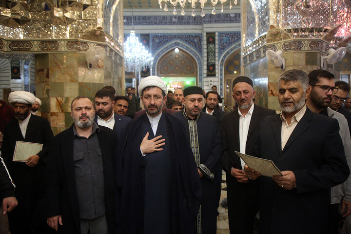 Photos: Head of Georgia’s Muslim Administration visits Hazrat Masoumeh Holy Shrine