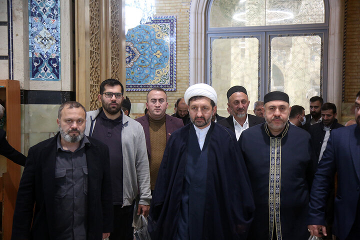 Photos: Head of Georgia’s Muslim Administration visits Hazrat Masoumeh Holy Shrine