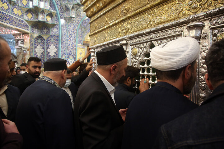 Photos: Head of Georgia’s Muslim Administration visits Hazrat Masoumeh Holy Shrine