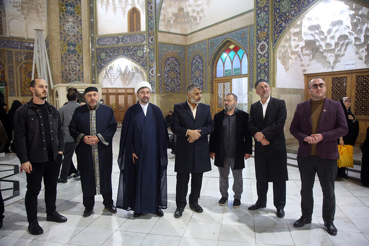 Photos: Head of Georgia’s Muslim Administration visits Hazrat Masoumeh Holy Shrine