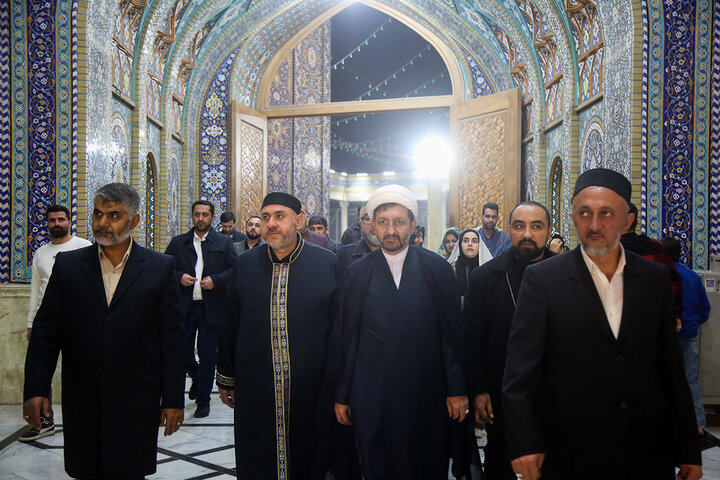 Photos: Head of Georgia’s Muslim Administration visits Hazrat Masoumeh Holy Shrine
