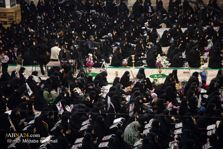 Foto / Hz. Fatıma Masume'nin (s.a) Hareminde Milli "Görkemli Fedakarlık" Kutlaması