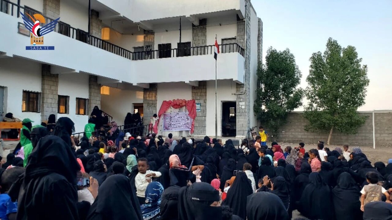 الهيئة النسائية تنظم فعالية خطابية بذكرى ميلاد السيدة "فاطمة الزهراء"(ع) في الحديدة اليمنية