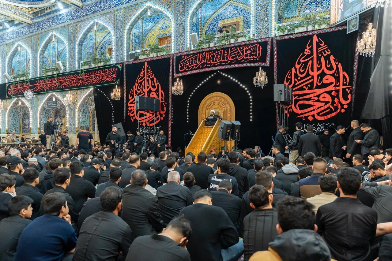 Bîranîna Merasîma wefata Seyîda Ummul Benîn (silavên Xwedê lê bin) li mezargeha Ebu-ul-Fezl el Ebas (silava Xwedê lê be)