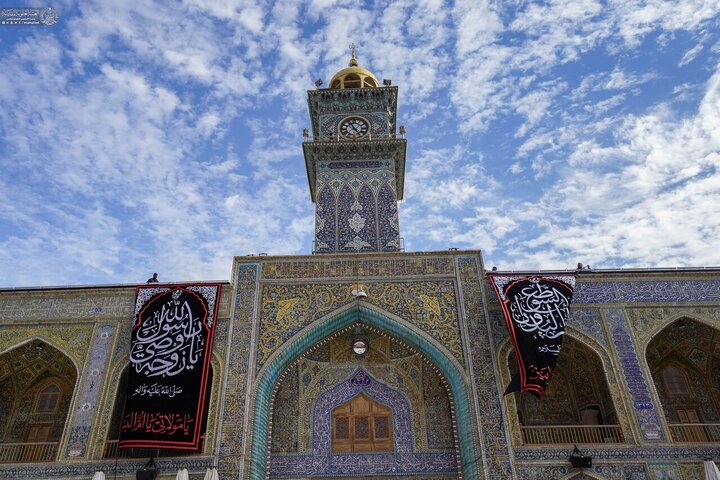 تقرير مصور/ الصحن العلوي المطهّر يتشح برايات الحزن في ذكرى رحيل السيدة أم البنين