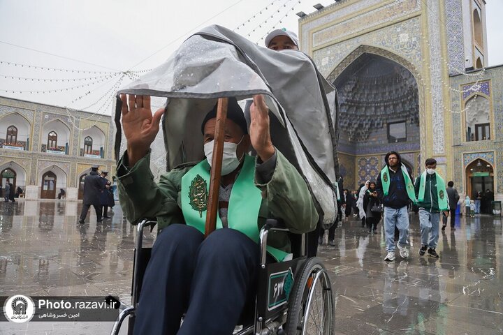 Informe fotográfico | Peregrinaje de peregrinos con discapacidades al Santuario Sagrado del Imam Reza (la paz sea con él)