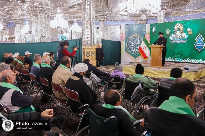 Informe fotográfico | Peregrinaje de peregrinos con discapacidades al Santuario Sagrado del Imam Reza (la paz sea con él)