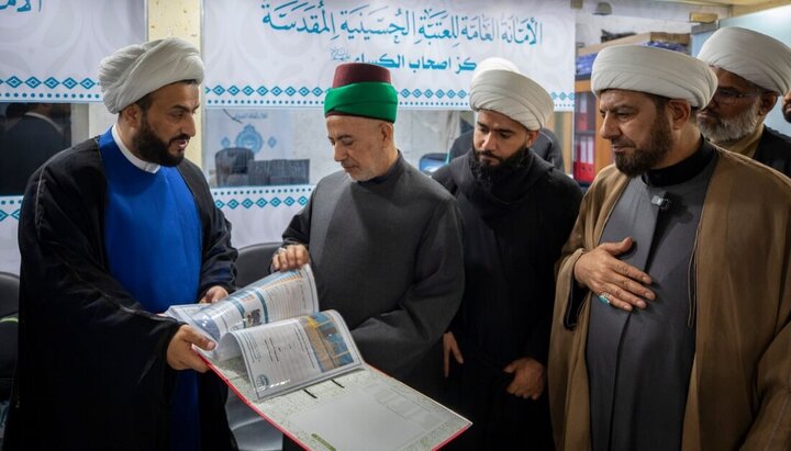 تقرير مصور/ نائب الأمين العام للعتبة الحسينية المقدسة يتفقد مركز أصحاب الكساء (ع) للارشاد الدولي