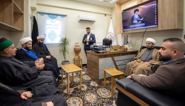 تقرير مصور/ نائب الأمين العام للعتبة الحسينية المقدسة يتفقد مركز أصحاب الكساء (ع) للارشاد الدولي