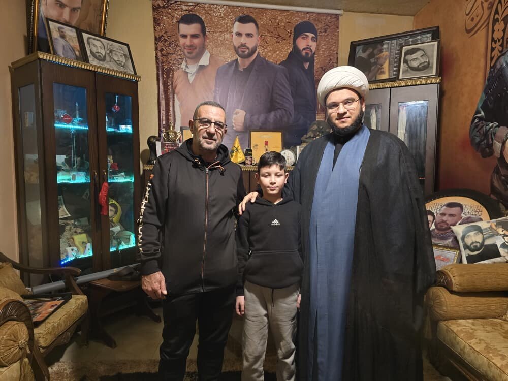 AhlulBayt World Assembly official visits families of resistance martyrs in Lebanon