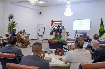 العتبة العلوية تقيم ورشة تدريبية تخصصية خاصة بالمزارات الشيعية