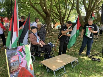 تصاویر | تجمع همبستگی با غزه در مانگره، اوکلند نیوزیلند